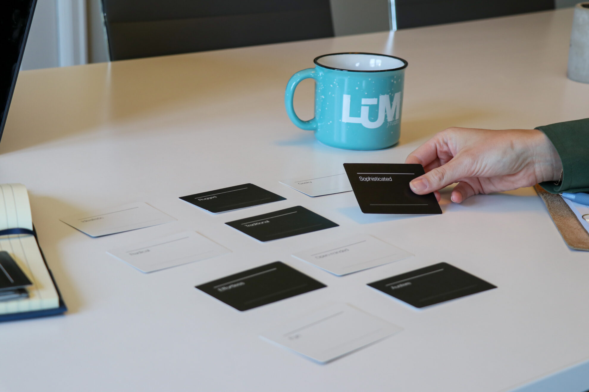 LŪM Studio branding work