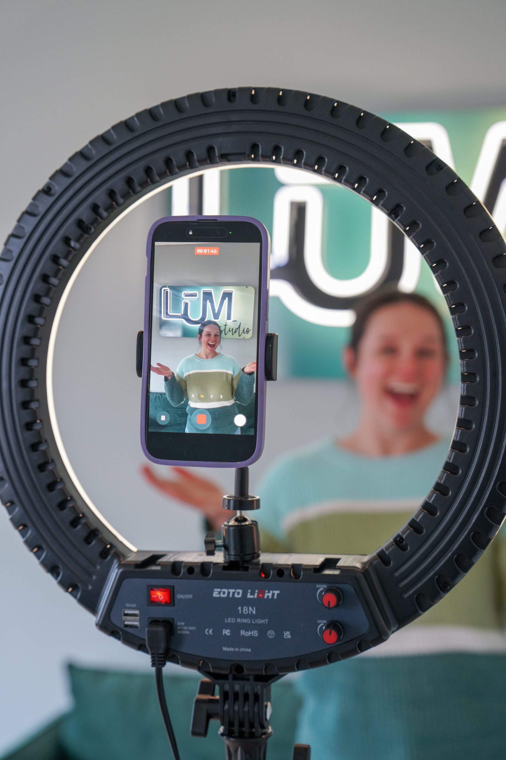 LŪM Studio brand photography and promotional video