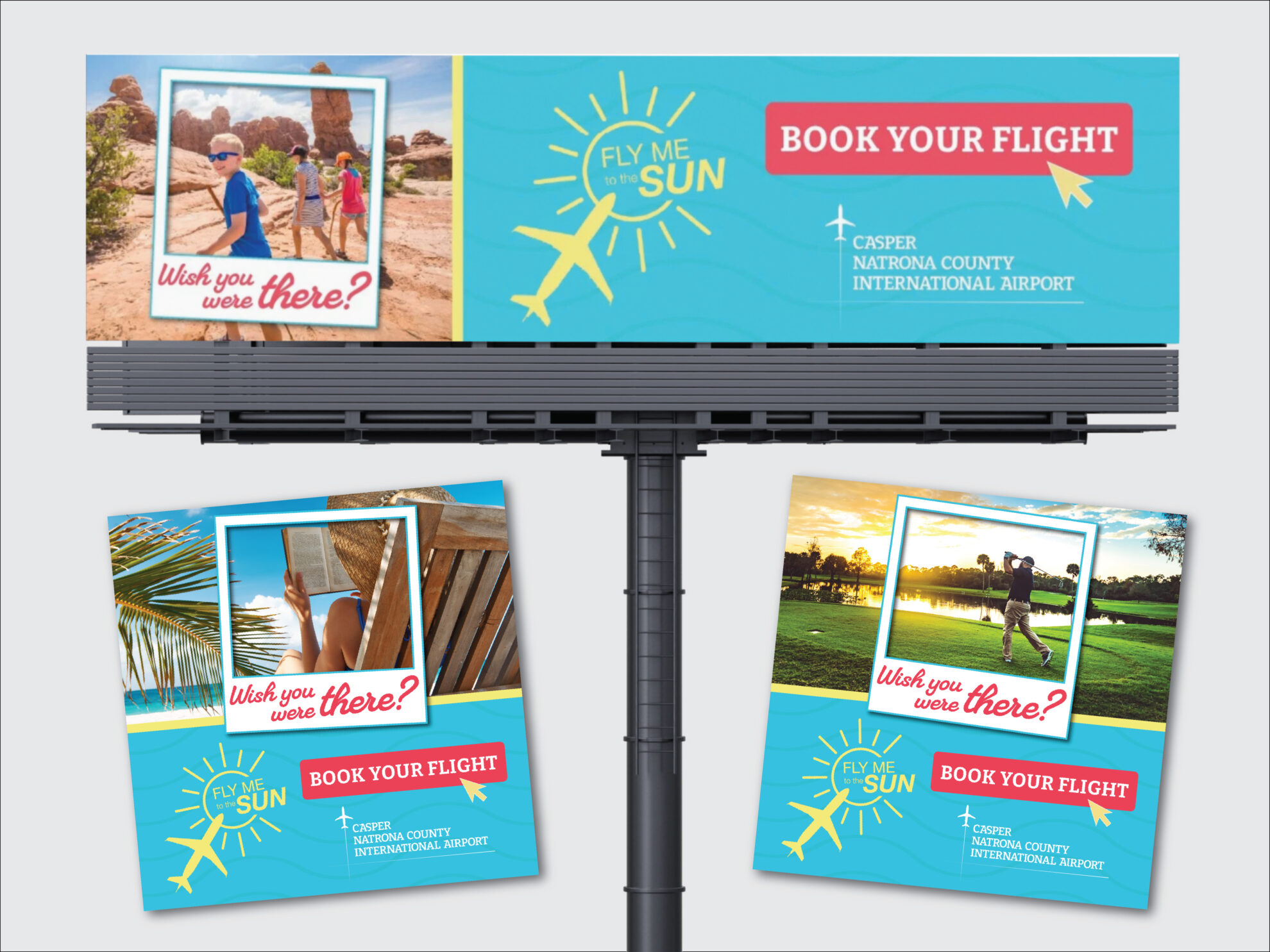 Casper/Natrona County International Airport 4 C/NCIA campaign mockup