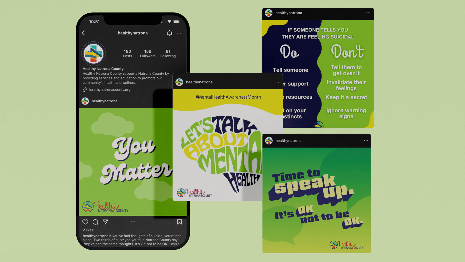 Healthy Natrona County 4 Healthy Natrona County — campaign mockup