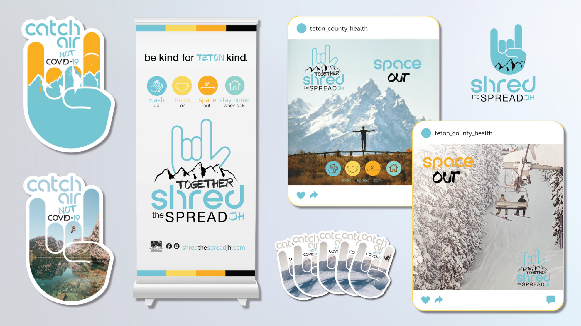 Teton County Health Department COVID campaign