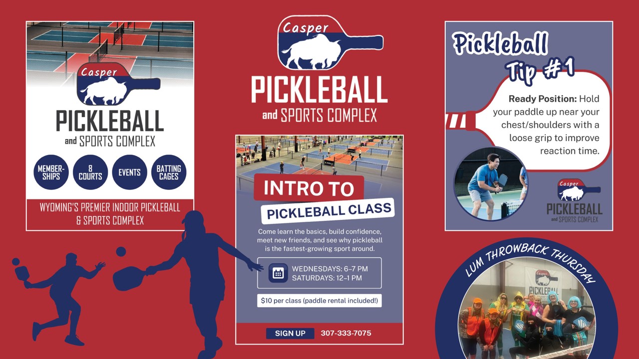 Casper Pickleball social media