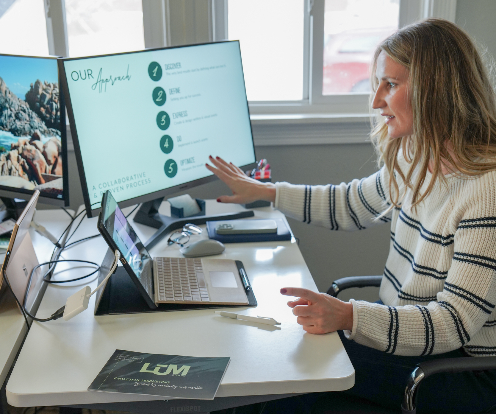 LŪM Studio team