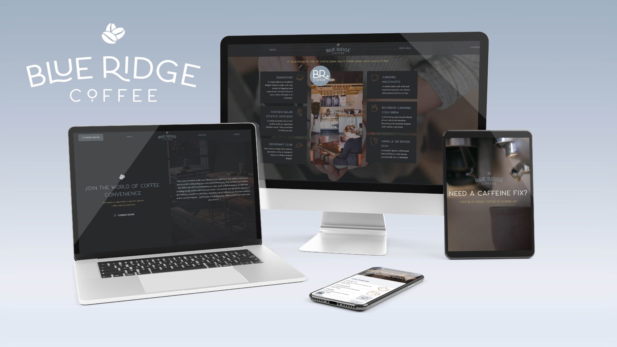 Our Work 14 Blue Ridge Coffee — brand refresh and website