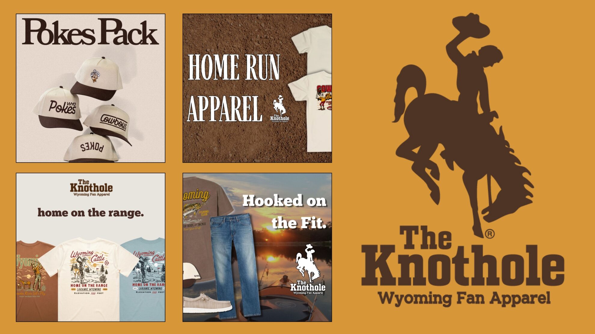 Knothole 1 The Knothole — social advertising mockup overview